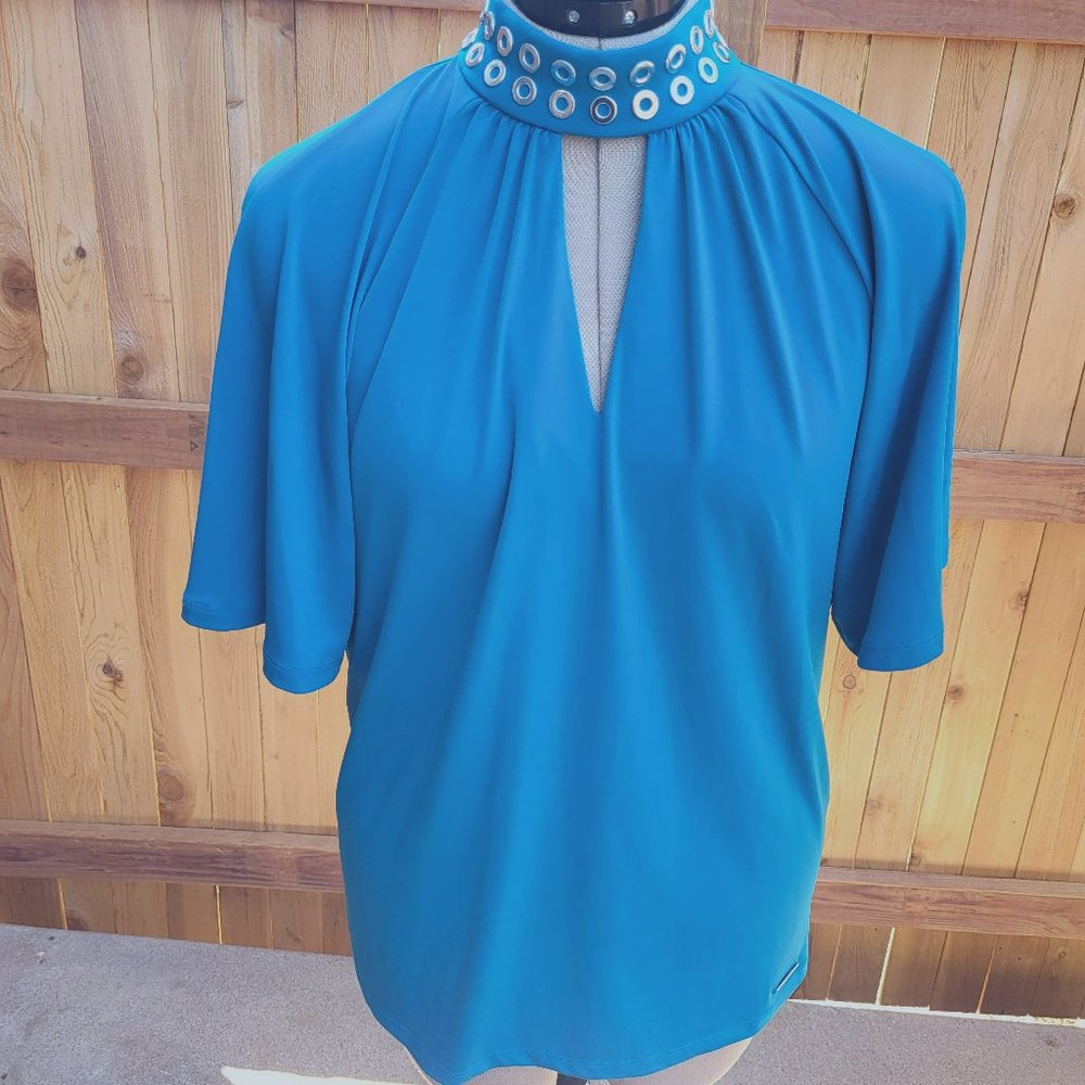MICHAEL KORS women's choker neck style tops SMALL